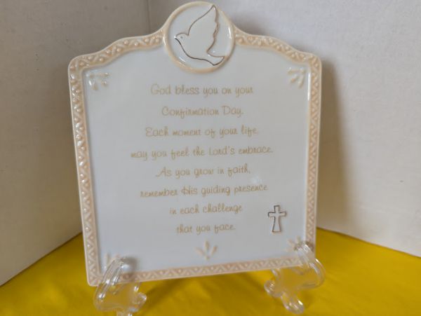 Ceramic Plaque - Confirmation