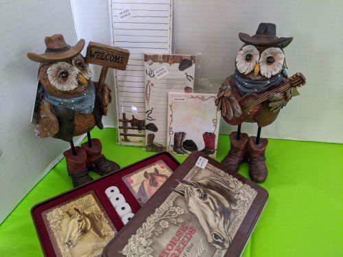 Western Owl Figurines